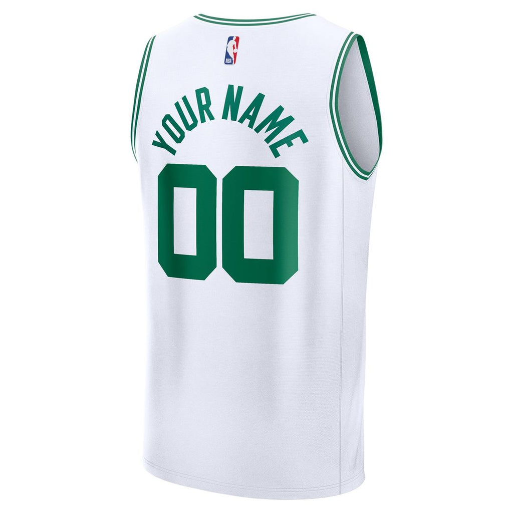 Boston Celtics Fanatics Fast Break Custom Jersey - Icon Edition - Kelly Green