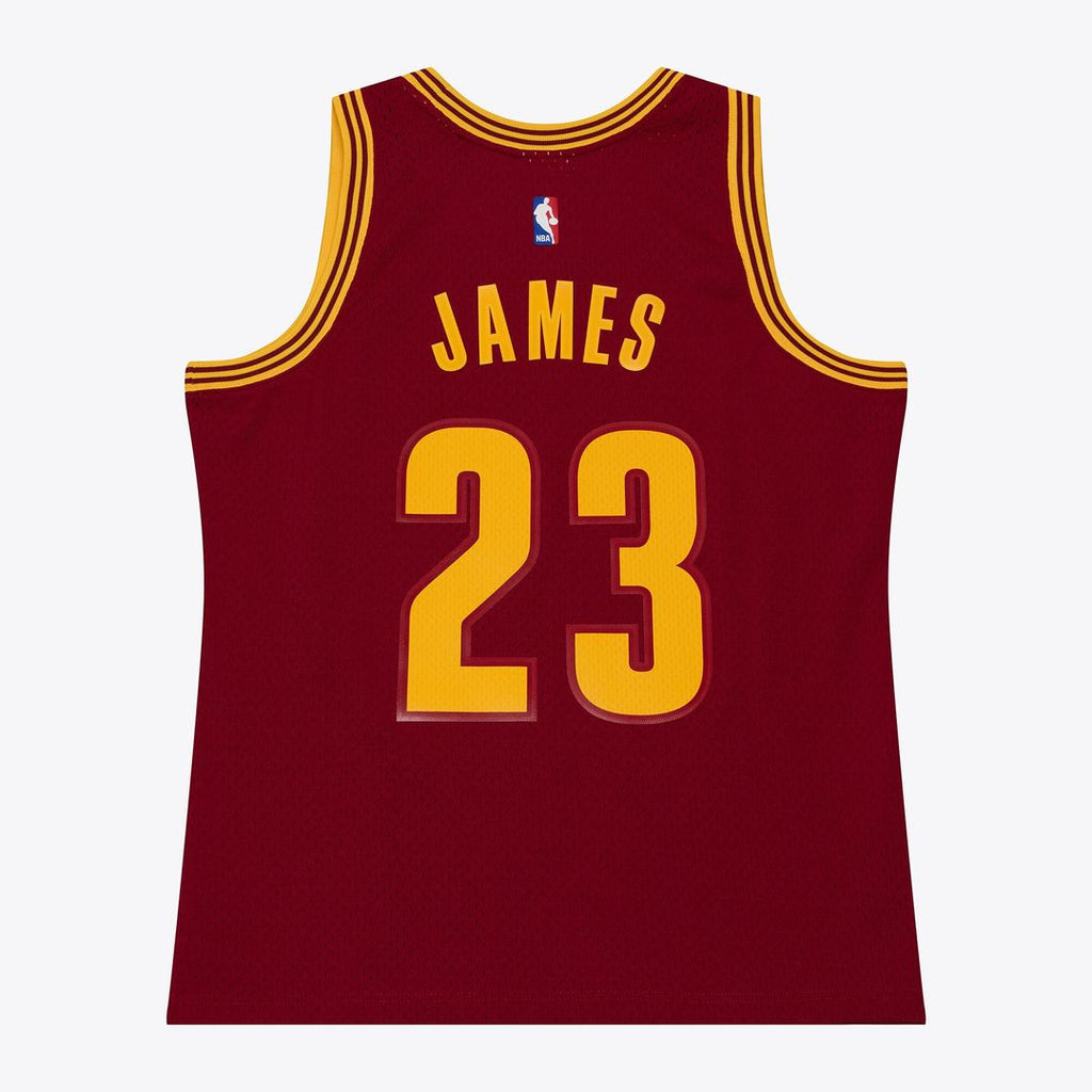 Cleveland Cavaliers LeBron James Mitchell & Ness 2015 - 16 Swingman Jersey - Wine