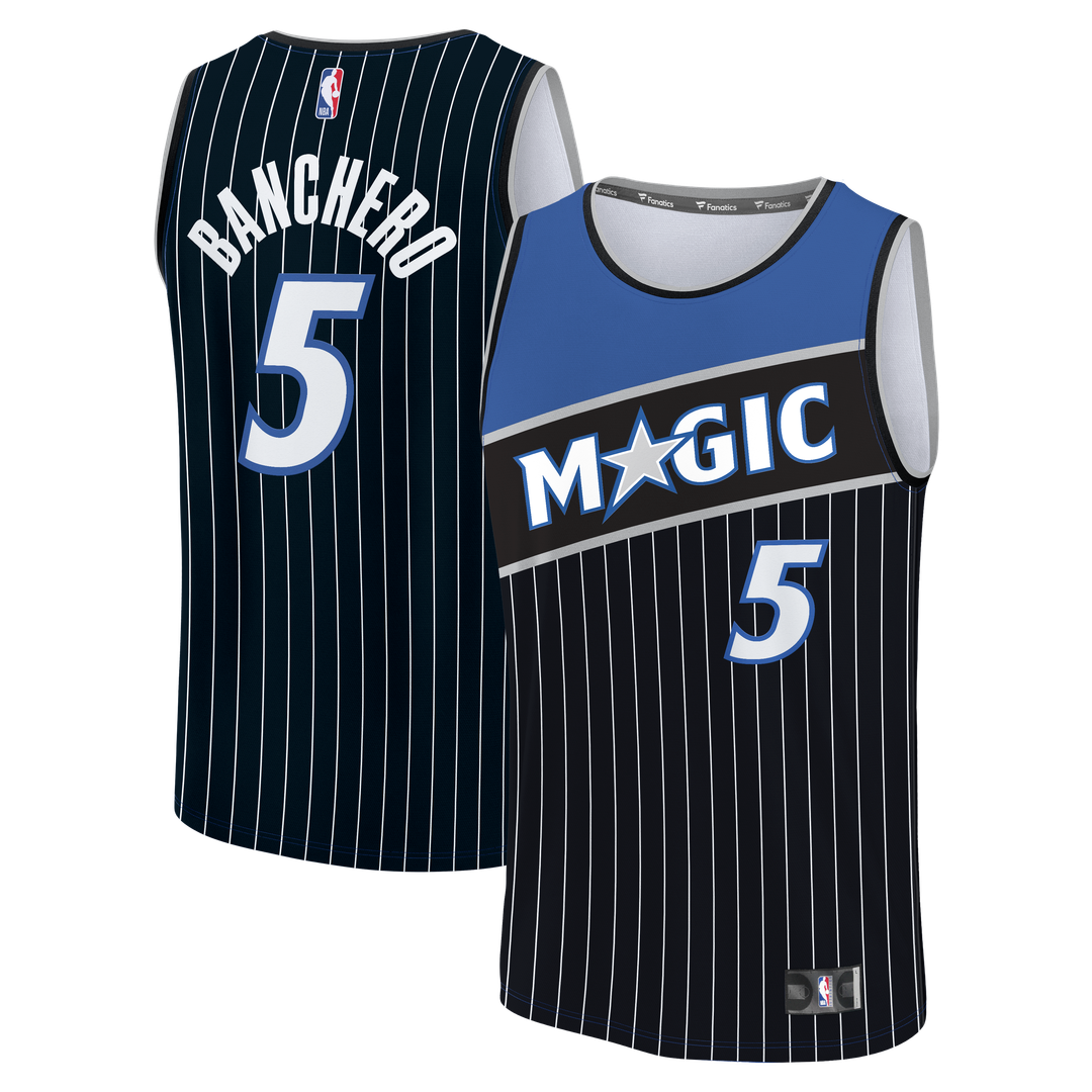 Orlando Magic Paolo Banchero Fanatics Fast Break Jersey - Statement Edition - Black