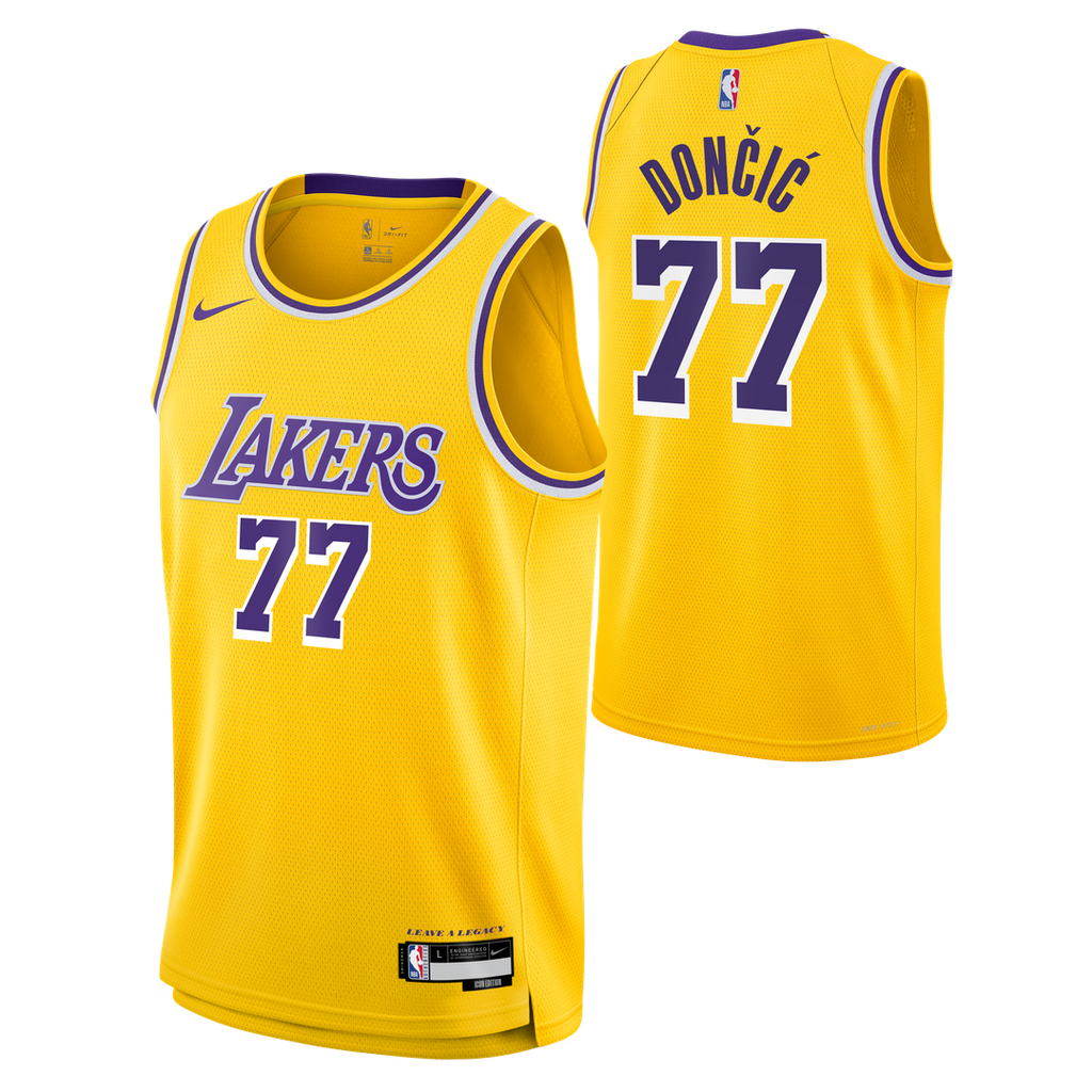 Los Angeles Lakers Luka Dončić Nike Unisex Swingman Jersey - Icon Edition - Gold