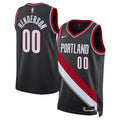 Portland Trail Blazers Scoot Henderson Nike Unisex 2023 NBA Draft Swingman Jersey - Icon Edition - Black
