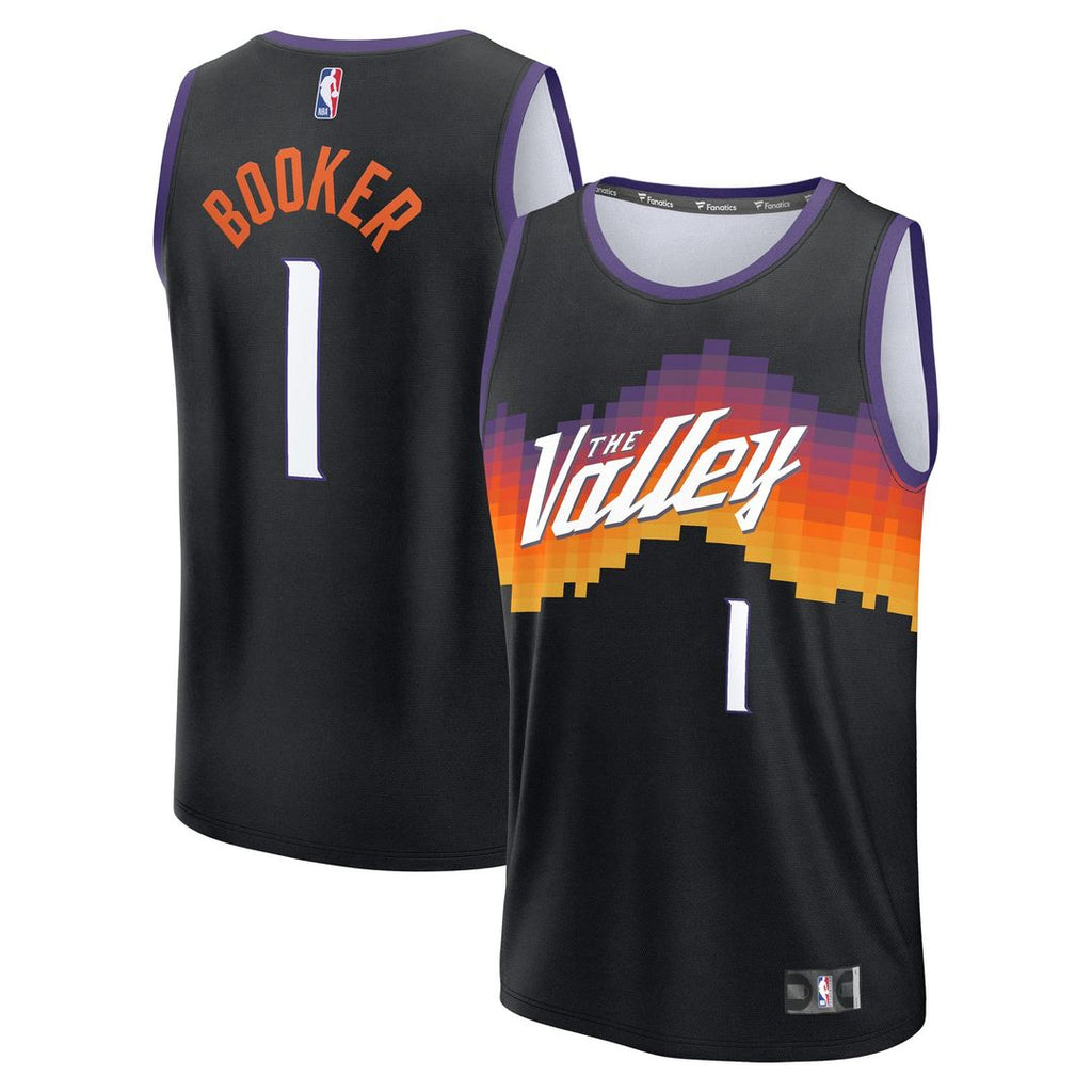 Phoenix Suns Devin Booker Fanatics 2025/26 City Edition Fast Break Jersey - Black