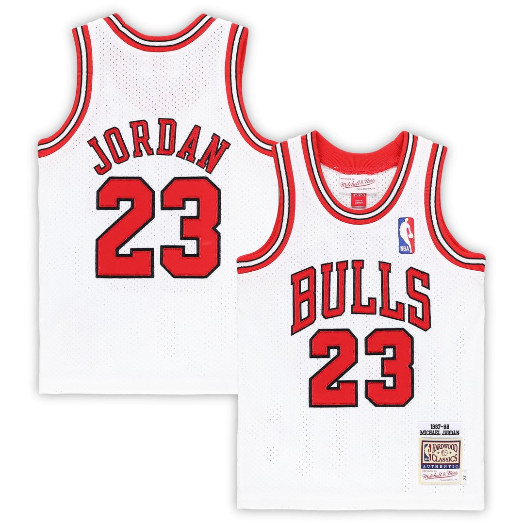 Chicago Bulls Michael Jordan Mitchell & Ness Toddler 1996/97 Hardwood Classics Authentic Jersey - Black