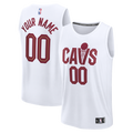 Cleveland Cavaliers Fanatics Youth Fast Break Custom Jersey - Association Edition - White