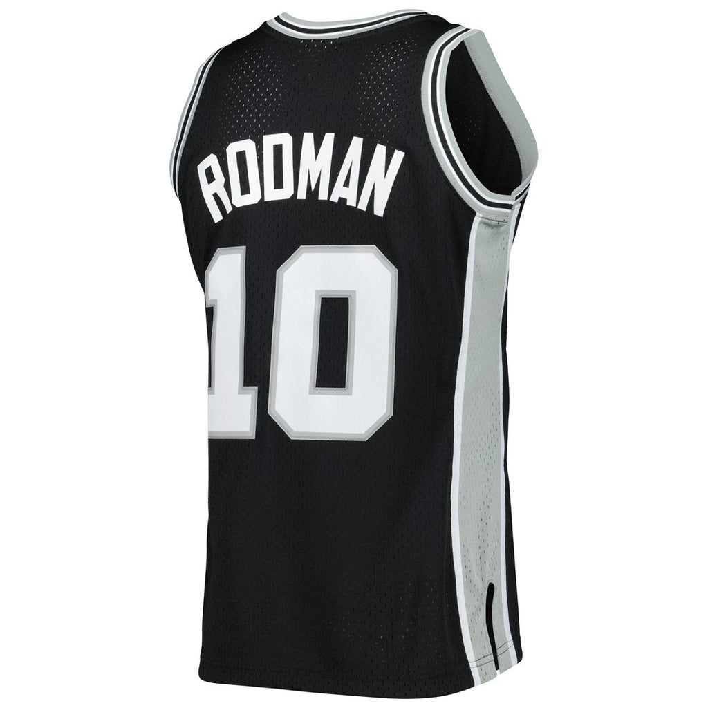 San Antonio Spurs Dennis Rodman Mitchell & Ness 1993/94 Hardwood Classics Swingman Jersey - Black