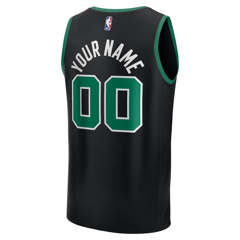 Boston Celtics Fanatics Fast Break Custom Jersey - Icon Edition - Kelly Green