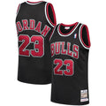 Chicago Bulls Michael Jordan Mitchell & Ness 1997/98 Hardwood Classics Authentic Jersey - Black