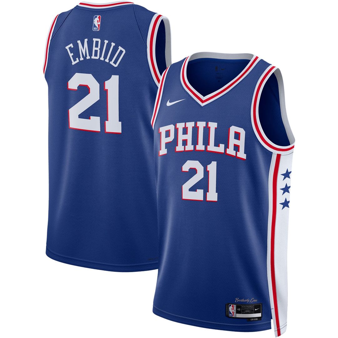 Philadelphia 76ers Joel Embiid Nike Unisex Swingman Jersey - Association Edition - White