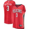 New Orleans Pelicans C.J. McCollum Fanatics Fast Break Replica Player Jersey - Statement Edition - Red