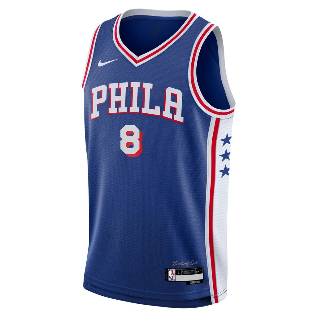 Philadelphia 76ers Paul George Nike Youth Swingman Jersey - Icon Edition - Royal