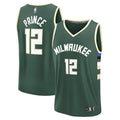 Milwaukee Bucks Taurean Prince Fanatics Fast Break Replica Player Jersey - Icon Edition - Hunter Green