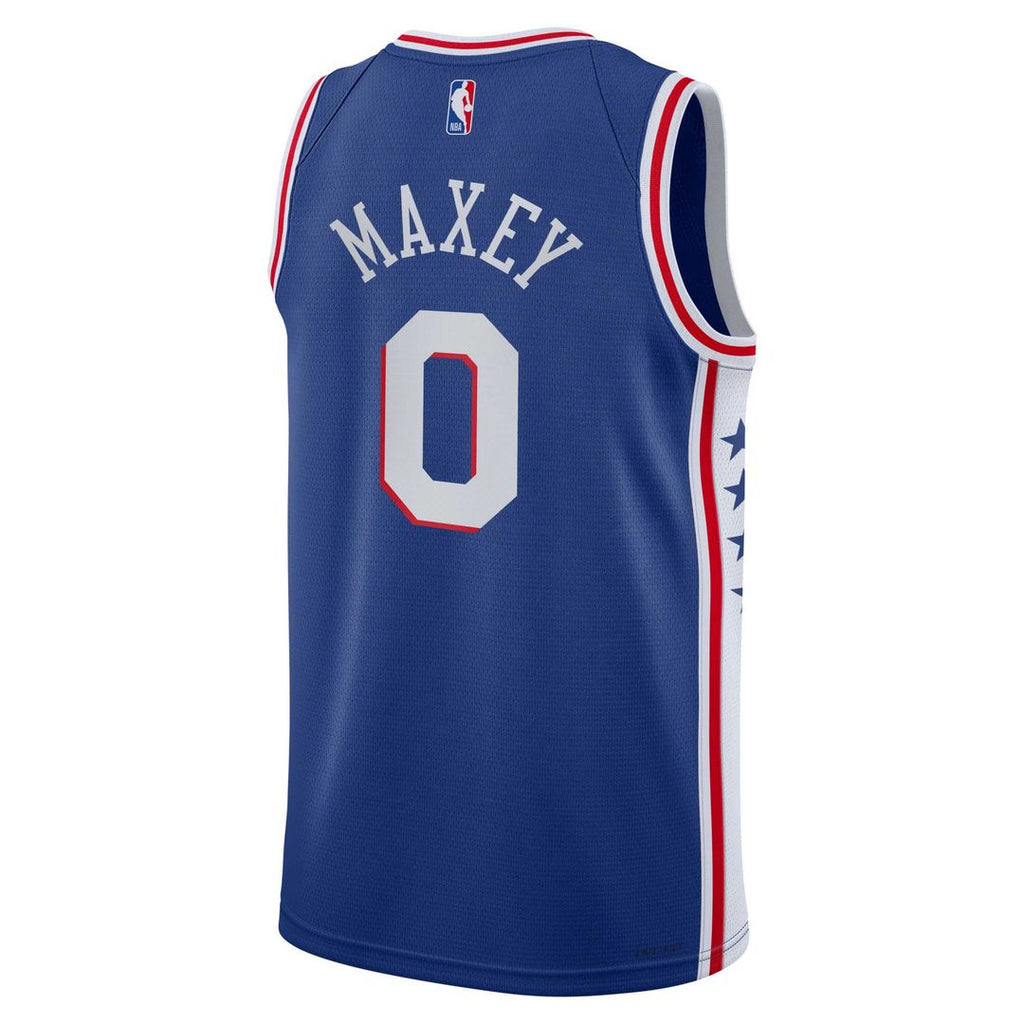 Philadelphia 76ers Tyrese Maxey Nike Youth Swingman Jersey - Icon Edition - Royal