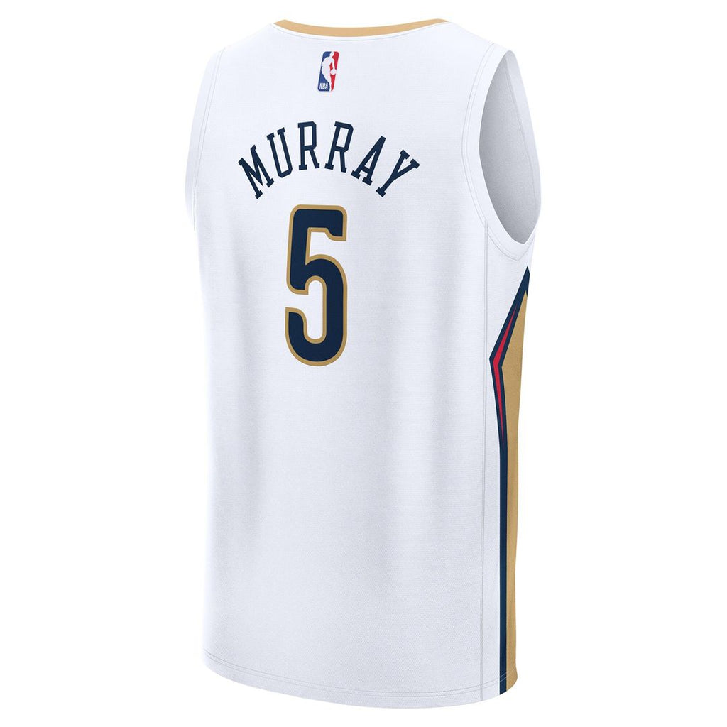 New Orleans Pelicans Dejounte Murray Fanatics Youth Fast Break Replica Player Jersey - Association - White Edition