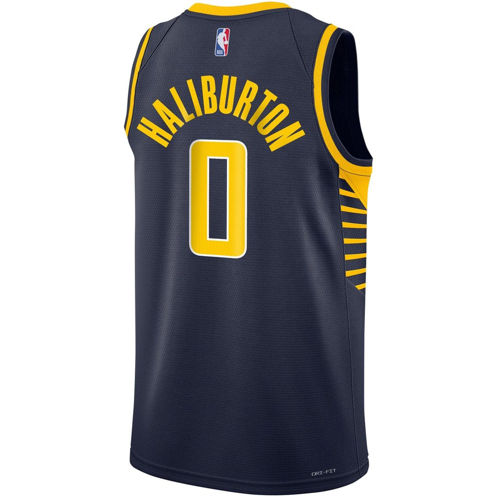 Indiana Pacers Tyrese Haliburton Nike Youth Swingman Jersey - Icon Edition - Navy