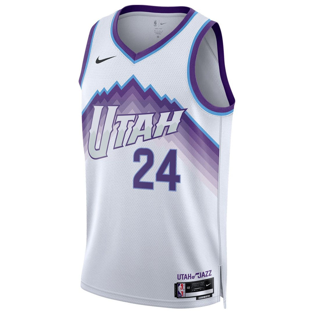 Utah Jazz Walker Kessler Nike Unisex Swingman Jersey - Association Edition - White