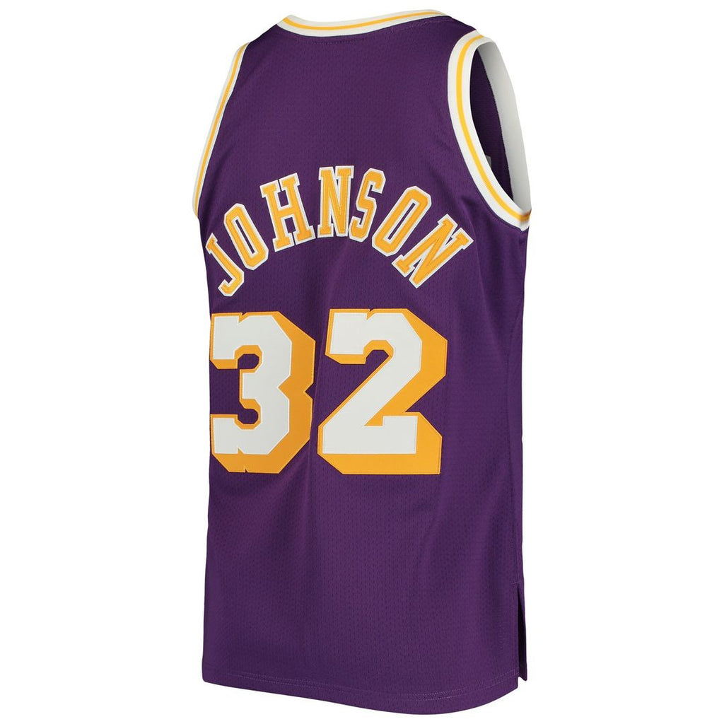 Los Angeles Lakers Magic Johnson Mitchell & Ness 1984/85 Hardwood Classics Authentic Jersey - Gold