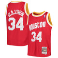 Houston Rockets Hakeem Olajuwon Mitchell & Ness Youth 1996/97 Hardwood Classics Swingman Jersey - Red