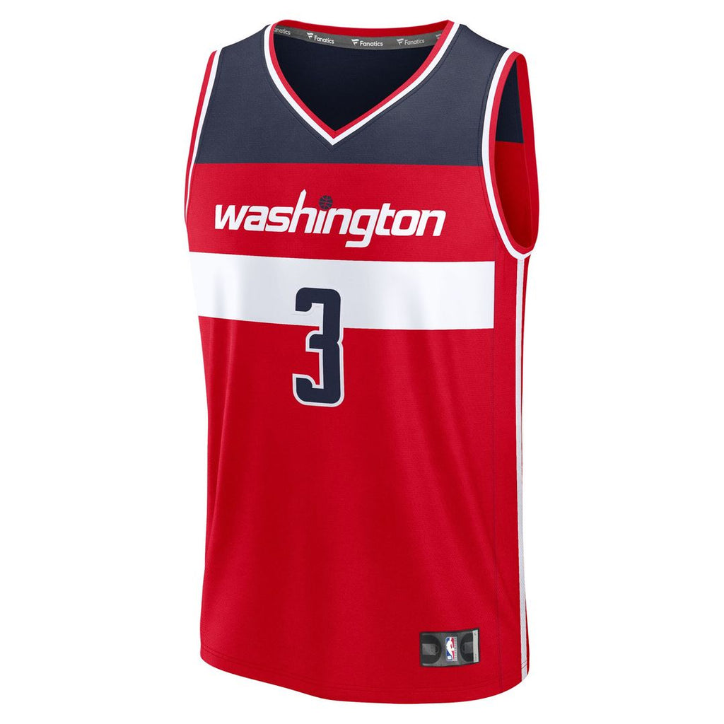 Washington Wizards CJ McCollum Fanatics Youth Fast Break Replica Player Jersey - Icon Edition - Red
