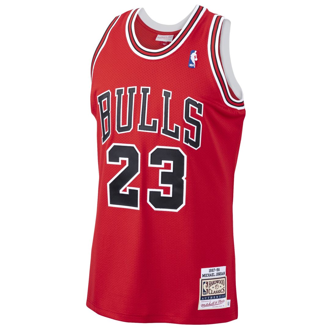 Chicago Bulls Michael Jordan Mitchell & Ness 1995/96 Hardwood Classics Authentic Jersey - Black