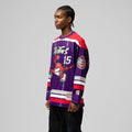 Toronto Raptors Vince Carter Mitchell & Ness Unisex Maxxed Out Fashion Hockey Jersey - Purple
