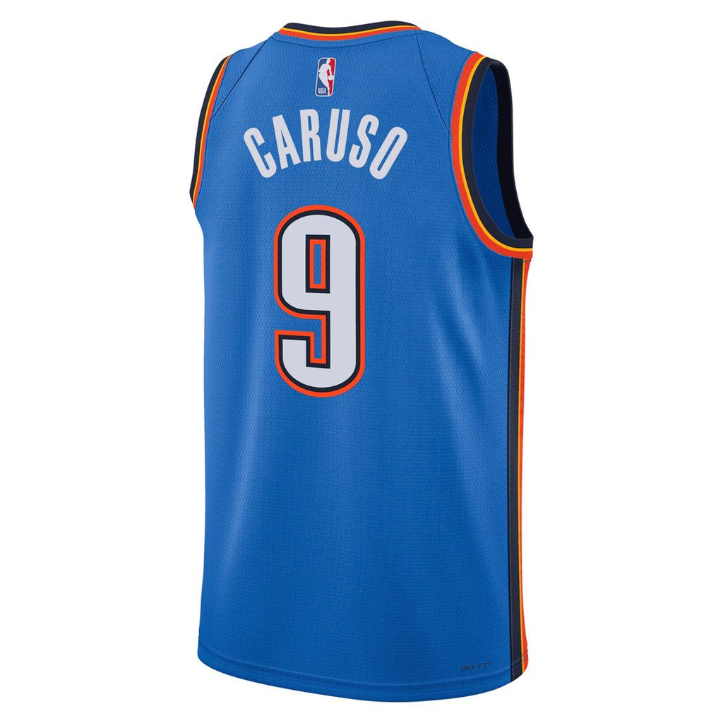 Oklahoma City Thunder Alex Caruso Nike Unisex Swingman Jersey - Icon Edition - Blue