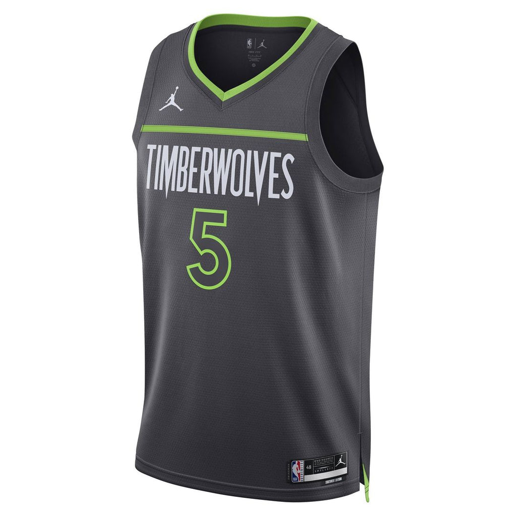 Minnesota Timberwolves Anthony Edwards Jordan Brand Unisex Swingman Jersey - Statement Edition - Charcoal