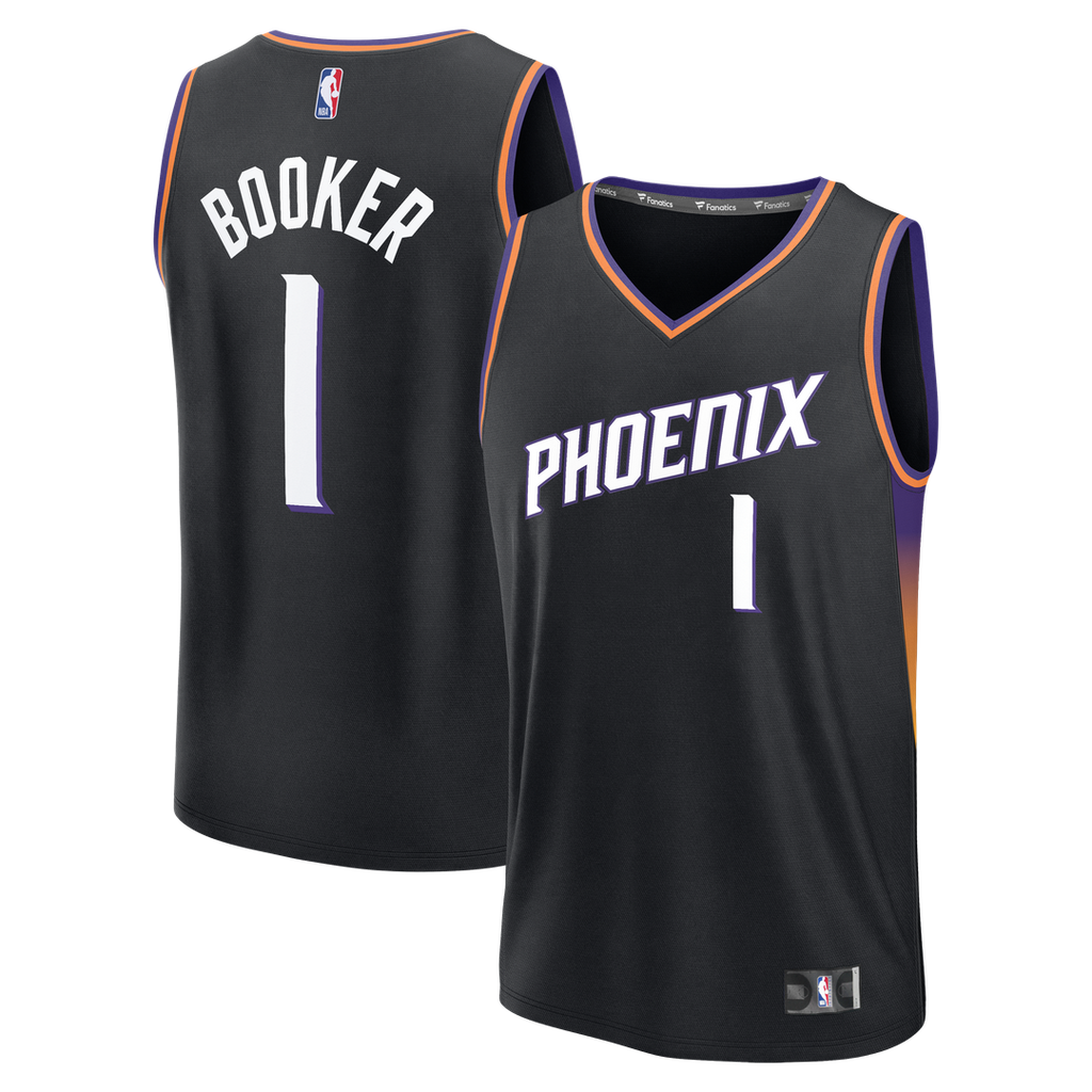 Phoenix Suns Devin Booker Fanatics Fast Break Jersey - Statement Edition - Black