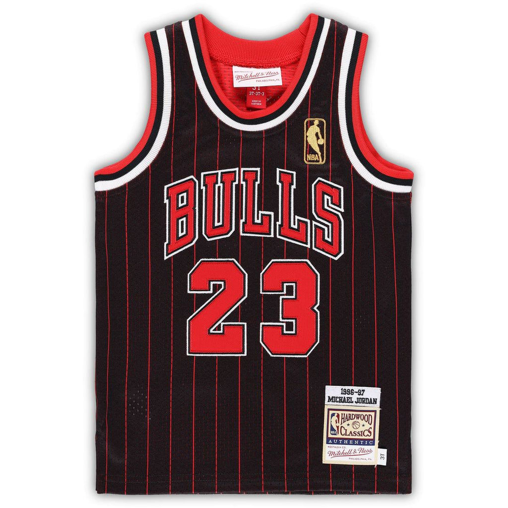 Chicago Bulls Michael Jordan Mitchell & Ness Toddler 1997/98 Hardwood Classics Authentic Jersey - Red