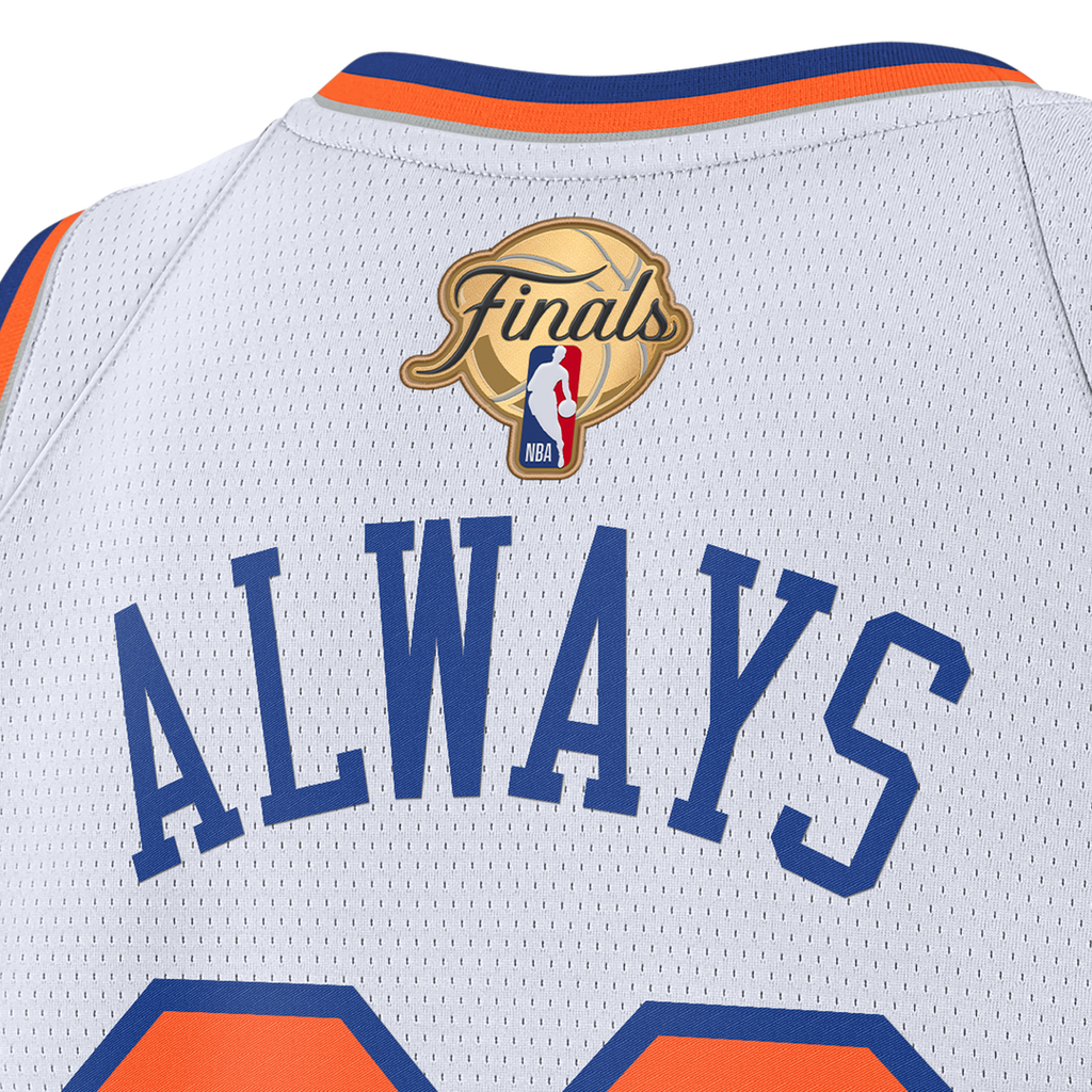 New York Knicks Nike Unisex 2026 NBA Finals Champions Always 26 Swingman Jersey - White - Association Edition