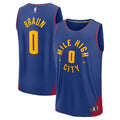 Denver Nuggets Christian Braun Fanatics Fast Break Replica Player Jersey - Statement Edition - Blue